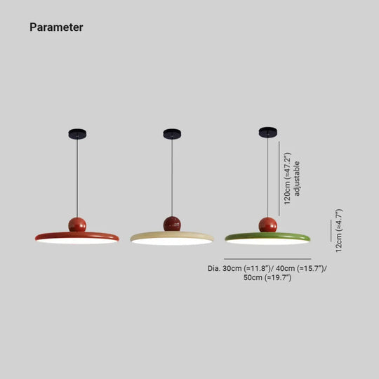 Scandinavische Design Hanglamp met Kleurrijke Metalen Afwerking en LED Verlichting