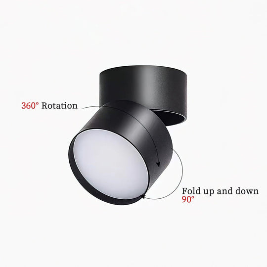 Adjustable LED Spotlight in Modern Minimalist Scandinavian Design