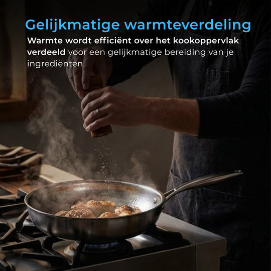 Gehamerde Titanium Pan