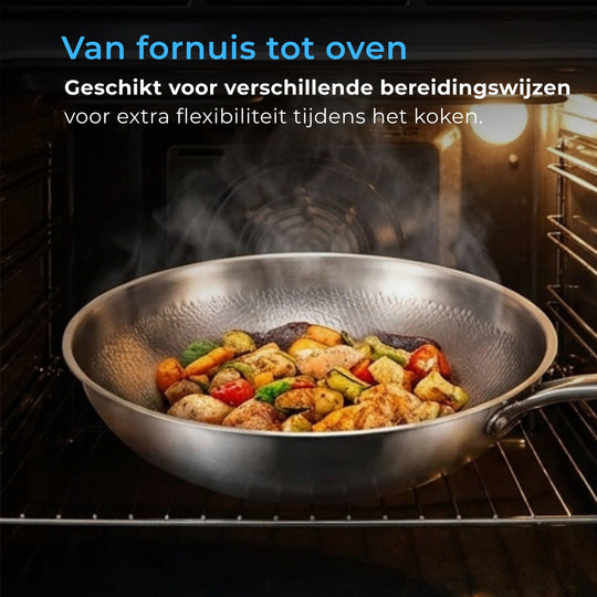 Gehamerde Titanium Wokpan