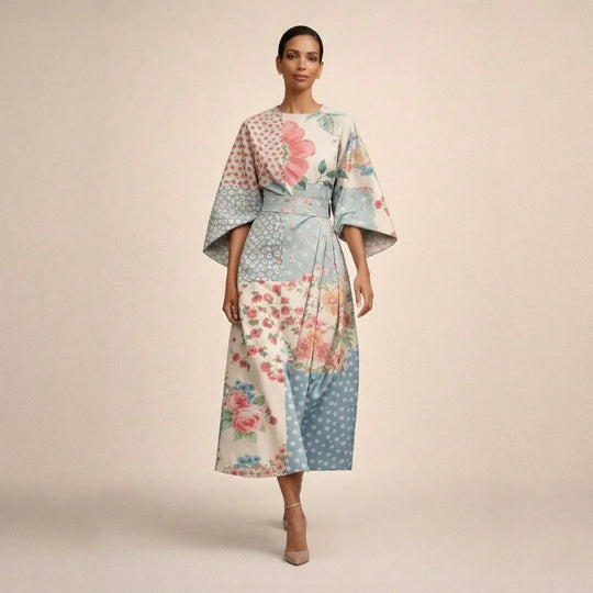 Alma™ | Elegante Midi Jurk