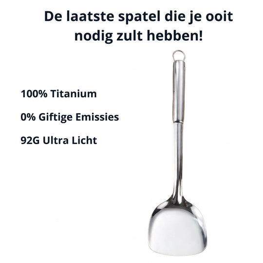 Gehamerde Titanium Kookgerei Set Pro