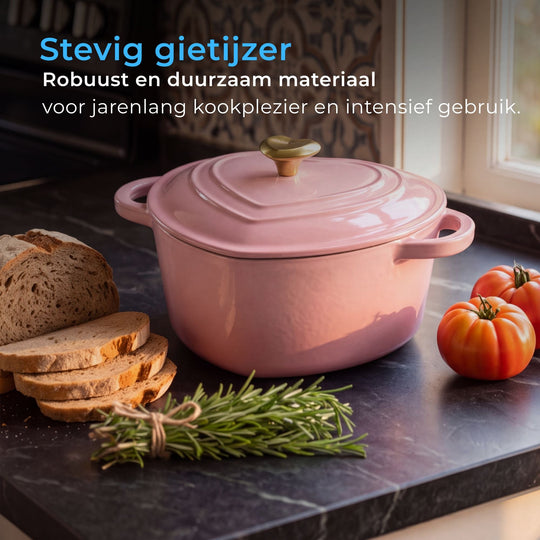 Hartvormige Gietijzeren Braadpan