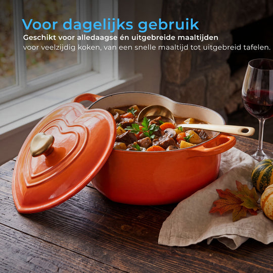 Hartvormige Gietijzeren Braadpan