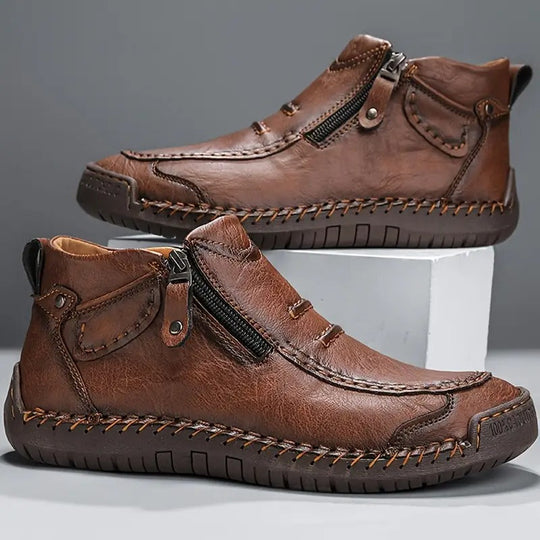 Einar™ | Comfortabele orthopedische leren schoenen