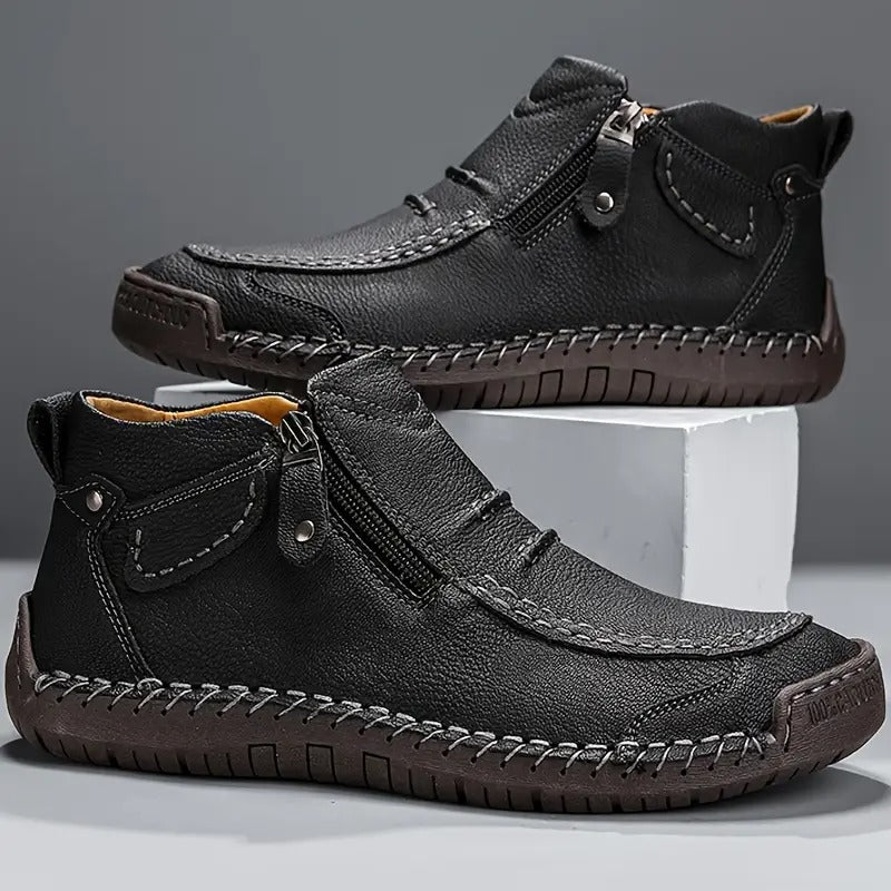 Einar™ | Comfortabele orthopedische leren schoenen