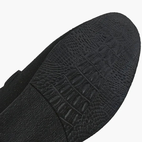 Carvell Line Minimalist Suede Loafers