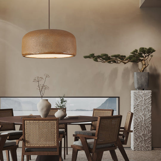 Organische Resin Hanglamp | Moderne Japandi Plafondlamp