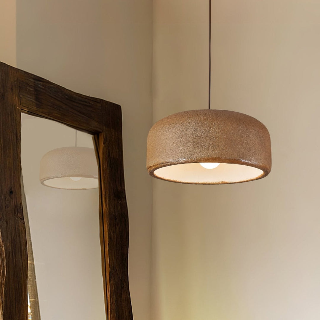 Organische Resin Hanglamp | Moderne Japandi Plafondlamp