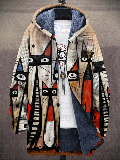 Kiara™ | Luxe Cardigan met Artistieke Inspiratie