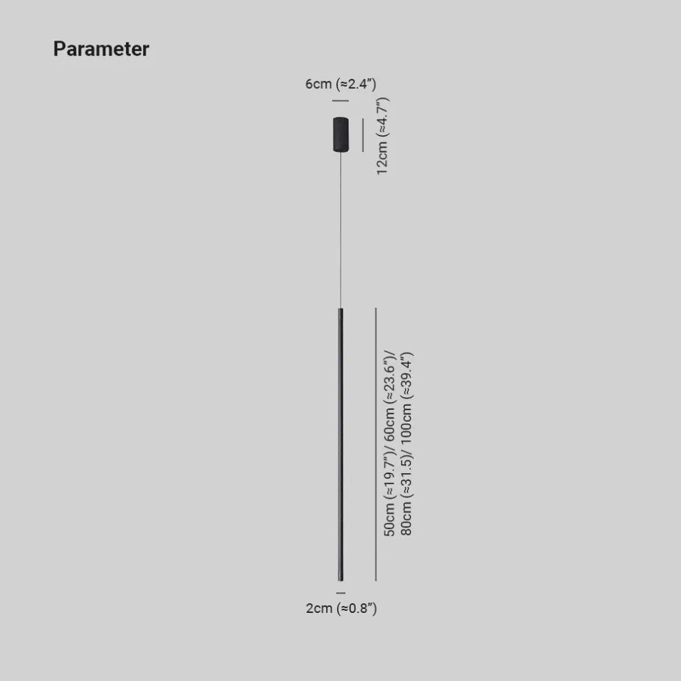 Minimalistische Zwarte Lineaire Hanglamp met Modern Metalen Design en LED Verlichting