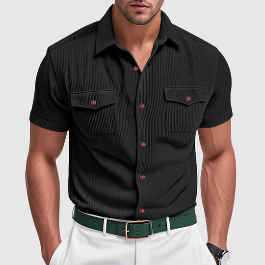 Stijlvol corduroy herenoverhemd
