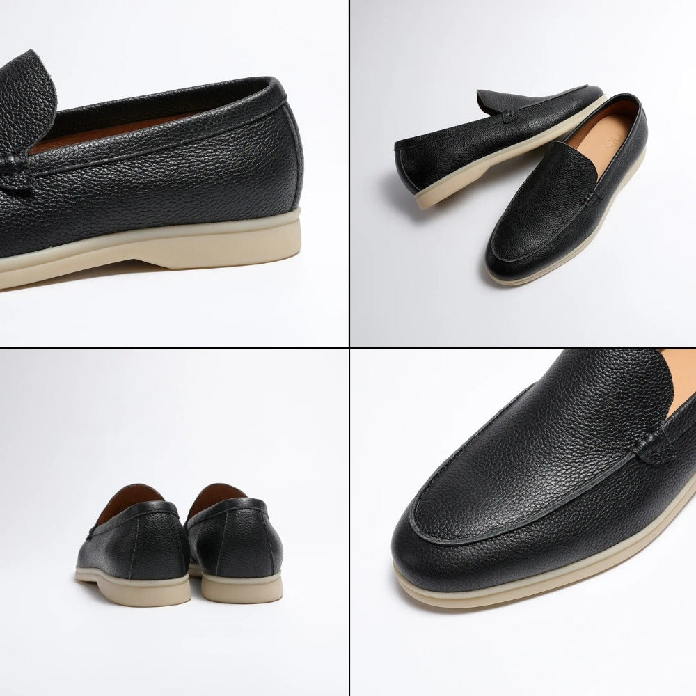 Executive Prestige Leather Slip-Ons