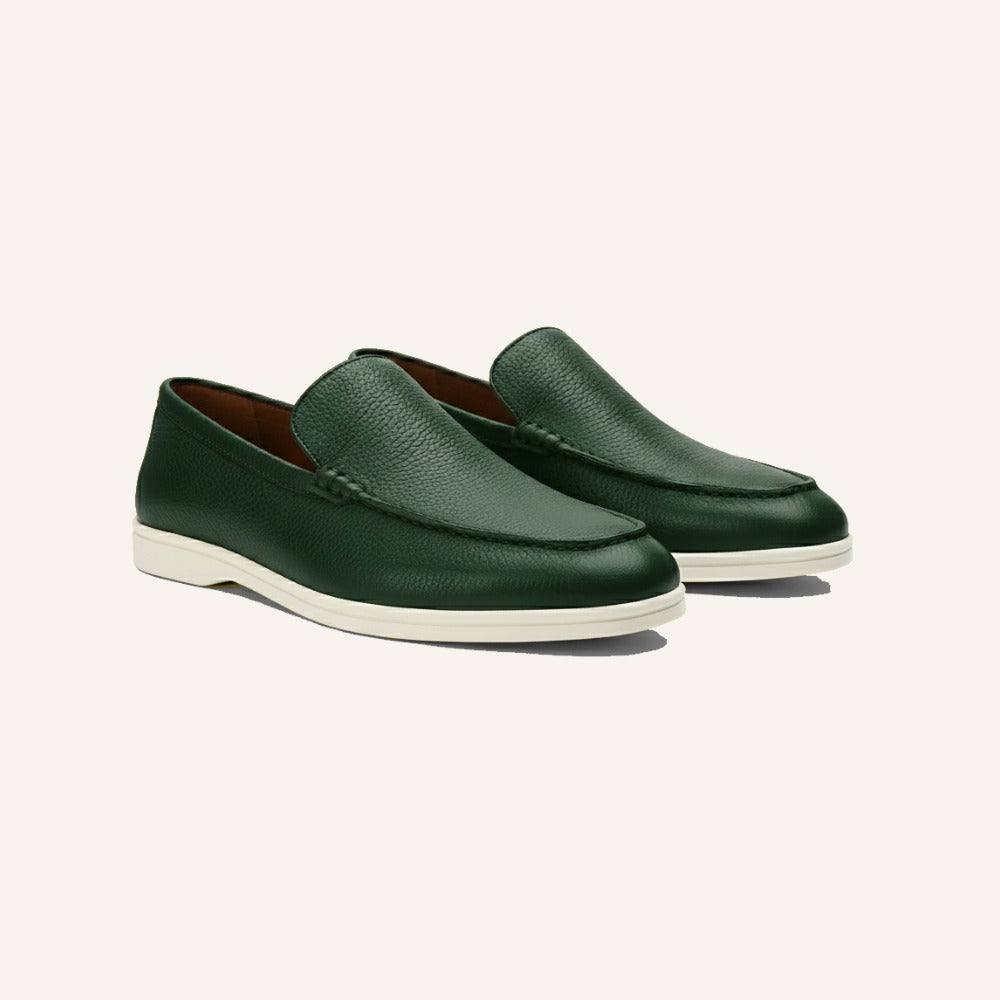 Executive Prestige Leather Slip-Ons