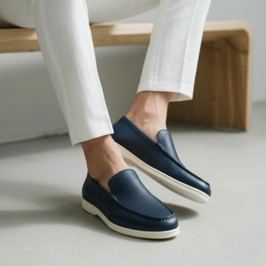 Executive Prestige Leather Slip-Ons