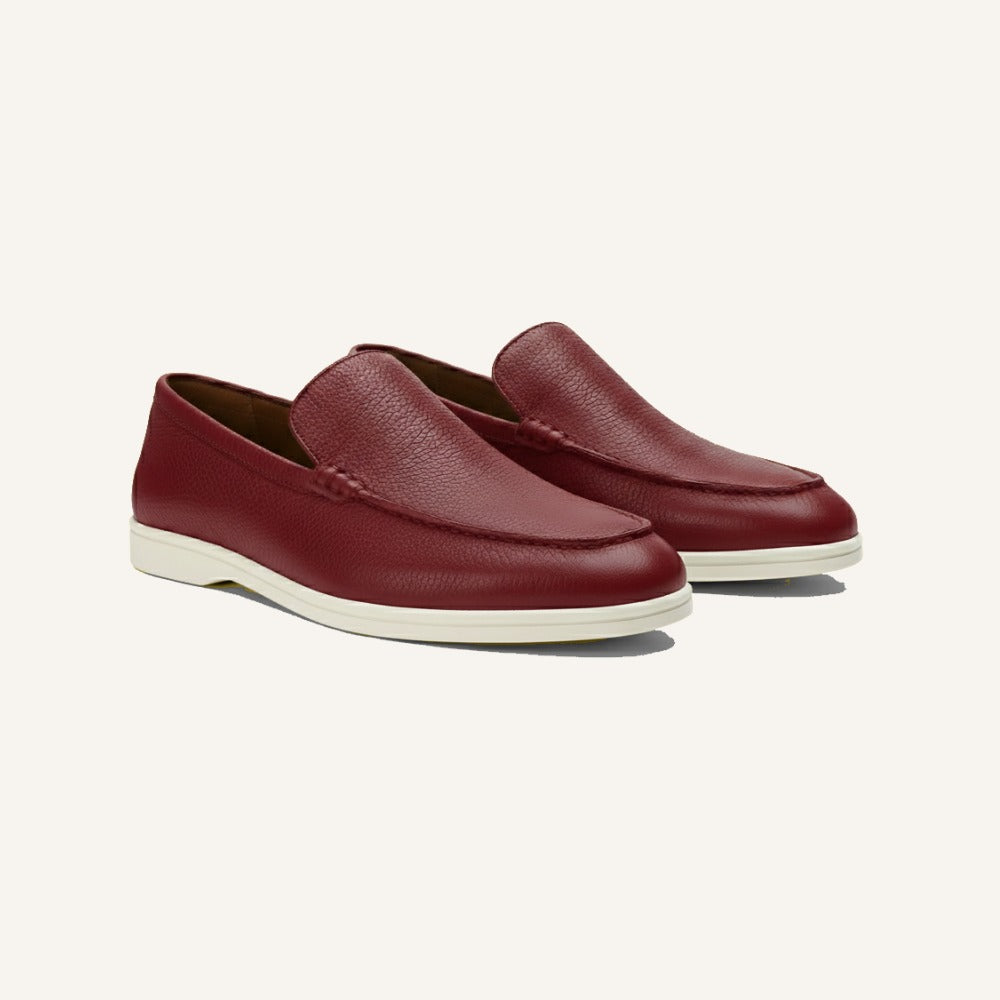 Executive Prestige Leather Slip-Ons