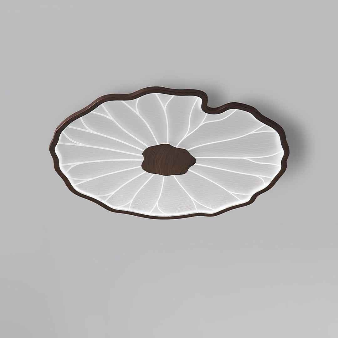 Moderne LED Plafondlamp met Houtlook Afwerking