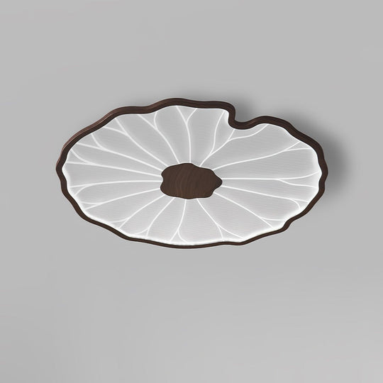 Moderne LED Plafondlamp met Houtlook Afwerking