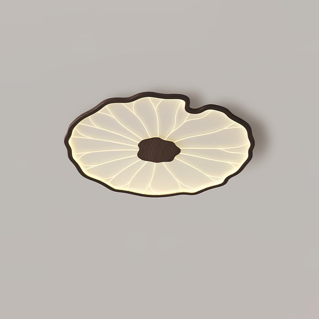 Moderne LED Plafondlamp met Houtlook Afwerking