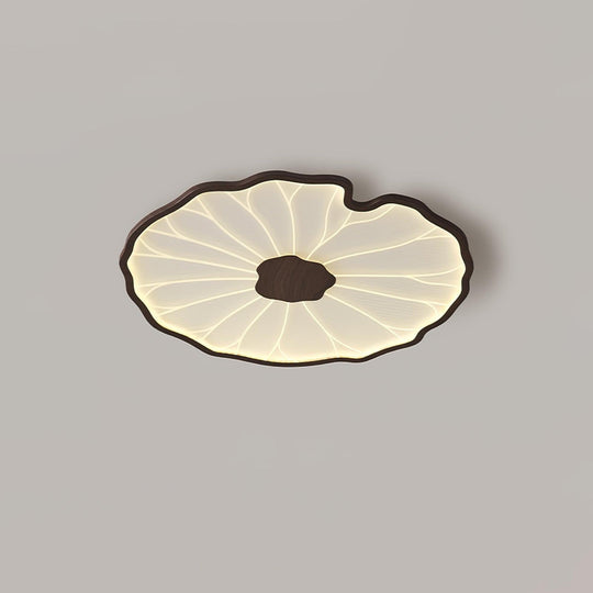 Moderne LED Plafondlamp met Houtlook Afwerking