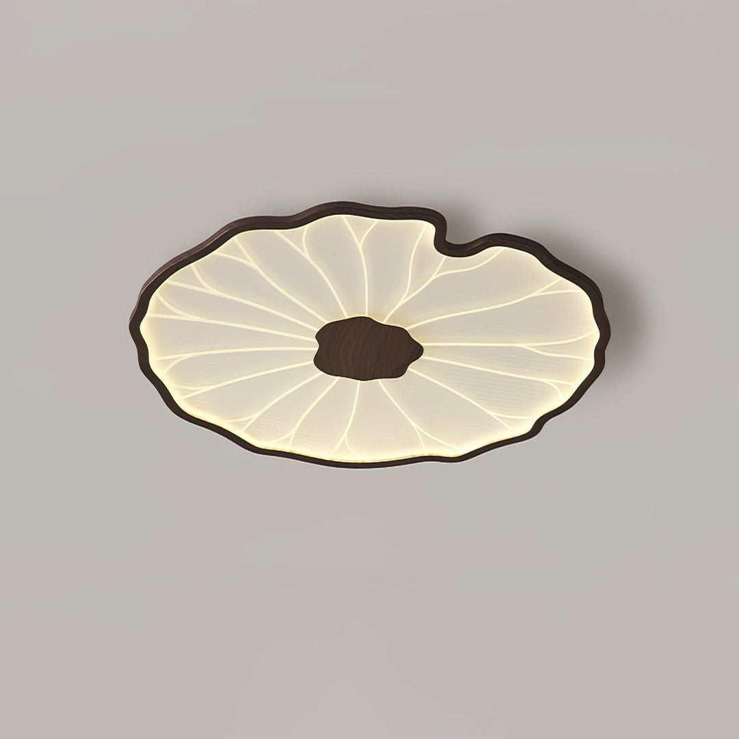 Moderne LED Plafondlamp met Houtlook Afwerking