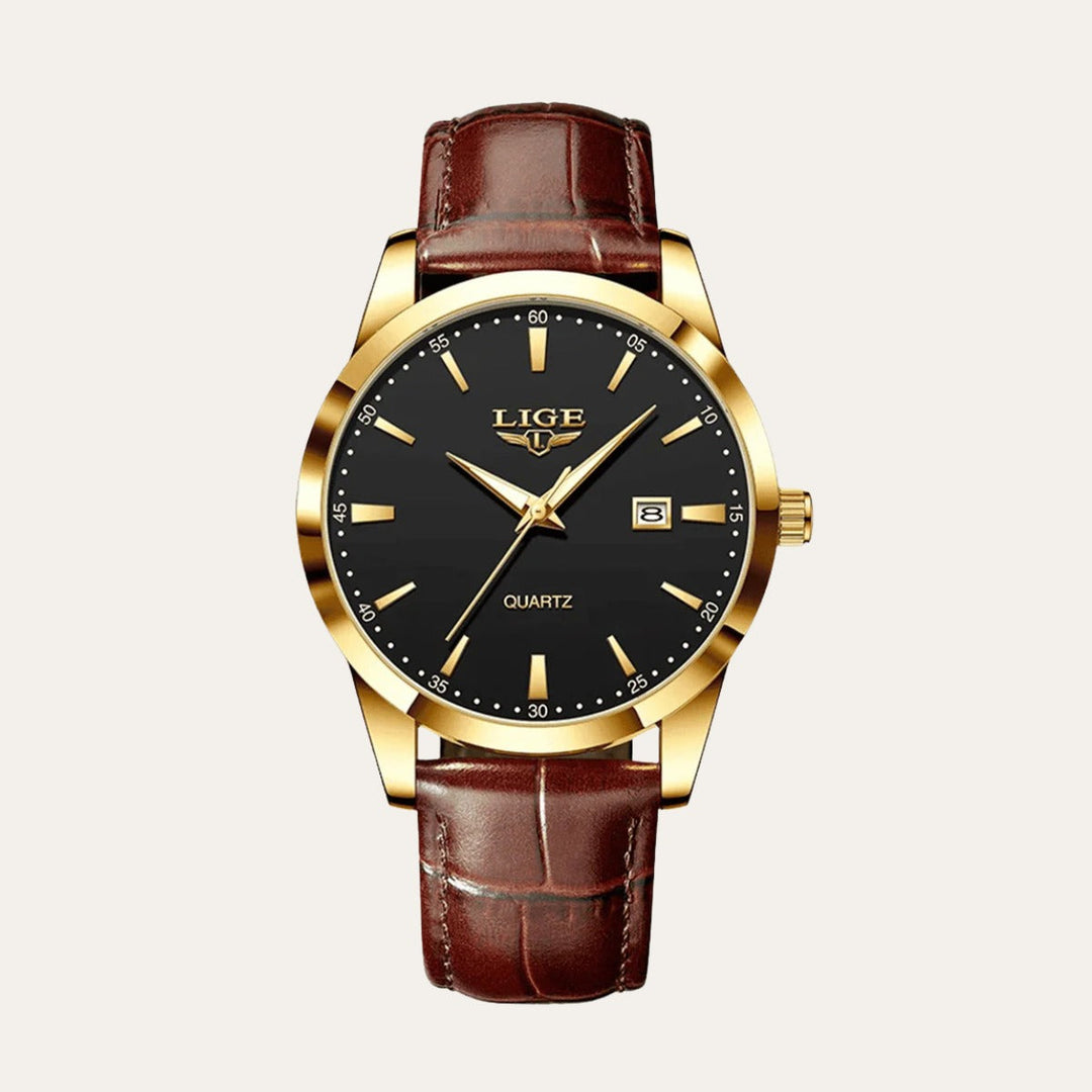Timeless Santerro Leather Watch