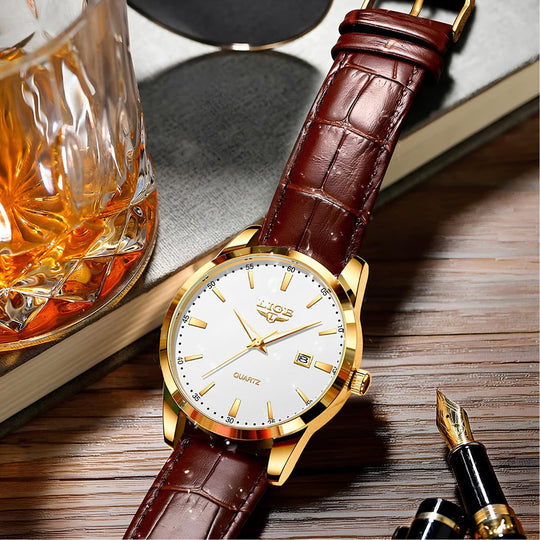 Timeless Santerro Leather Watch