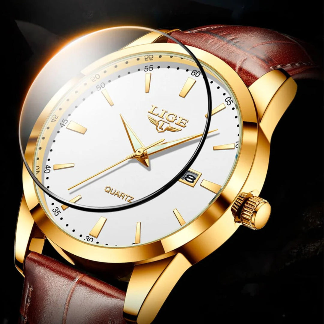 Timeless Santerro Leather Watch