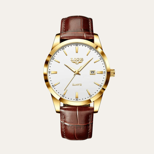 Timeless Santerro Leather Watch