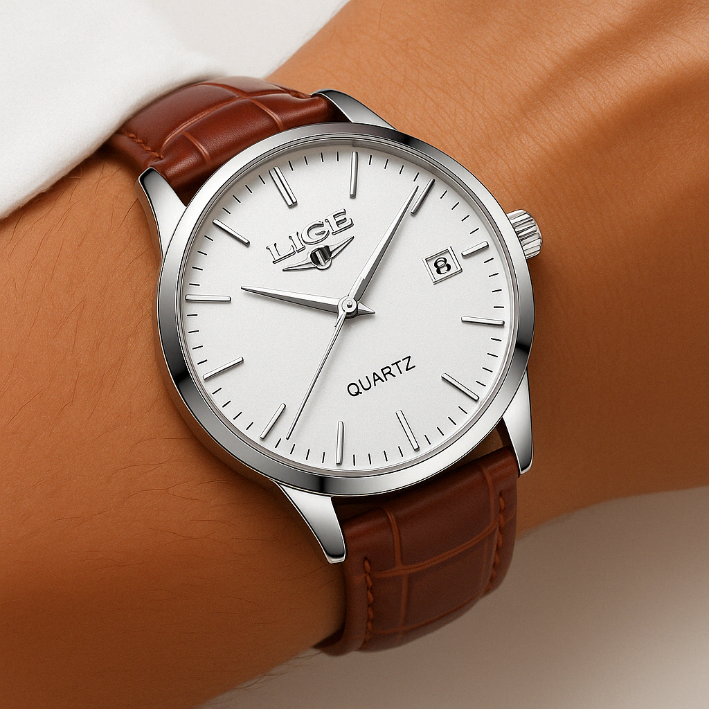 Timeless Santerro Leather Watch