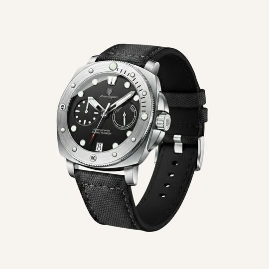 Heren Luxe Militaire Horloge - Erfgoed Collectie