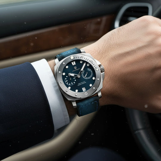 Heren Luxe Militaire Horloge - Erfgoed Collectie