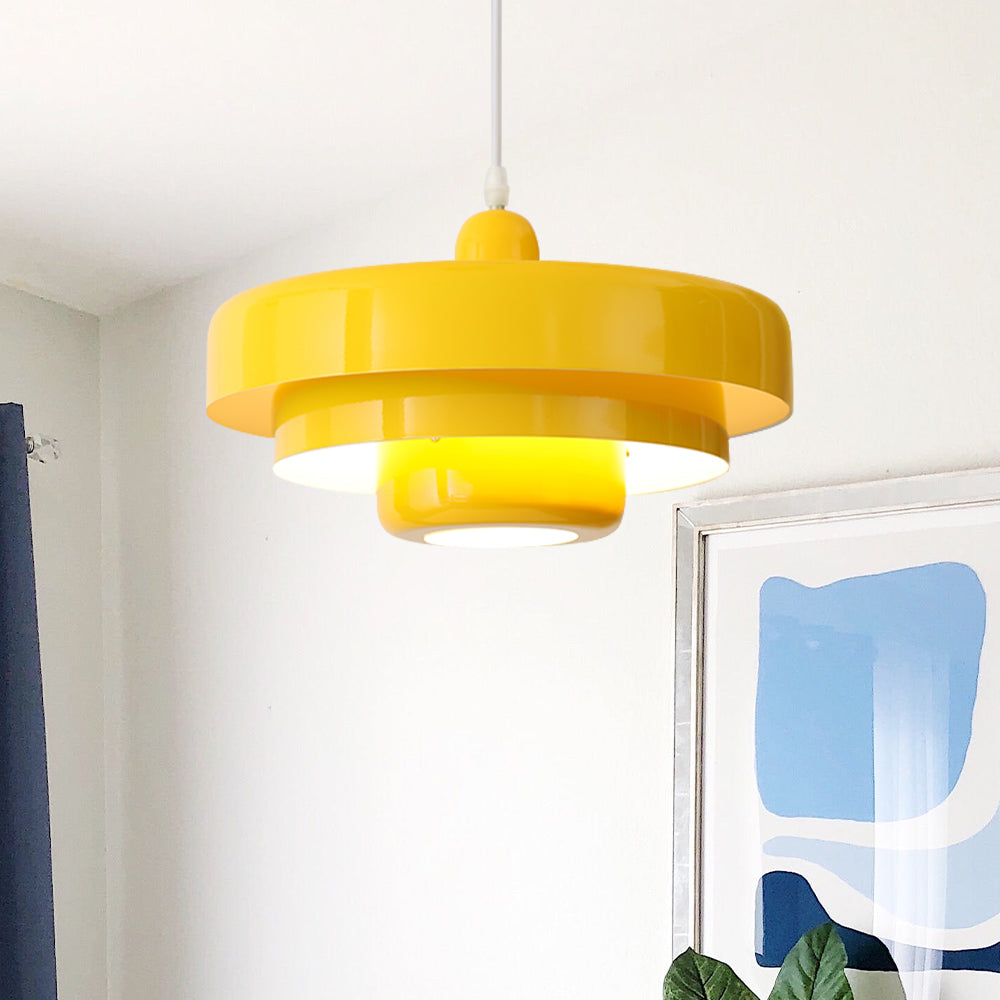Ronde Stijlvolle IJzeren Hanglamp – Elegant Industrieel Ontwerp voor Huis & Keuken