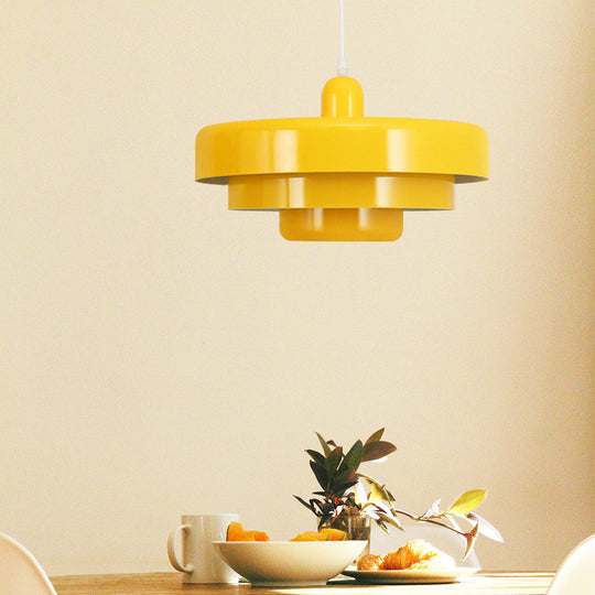 Ronde Stijlvolle IJzeren Hanglamp – Elegant Industrieel Ontwerp voor Huis & Keuken