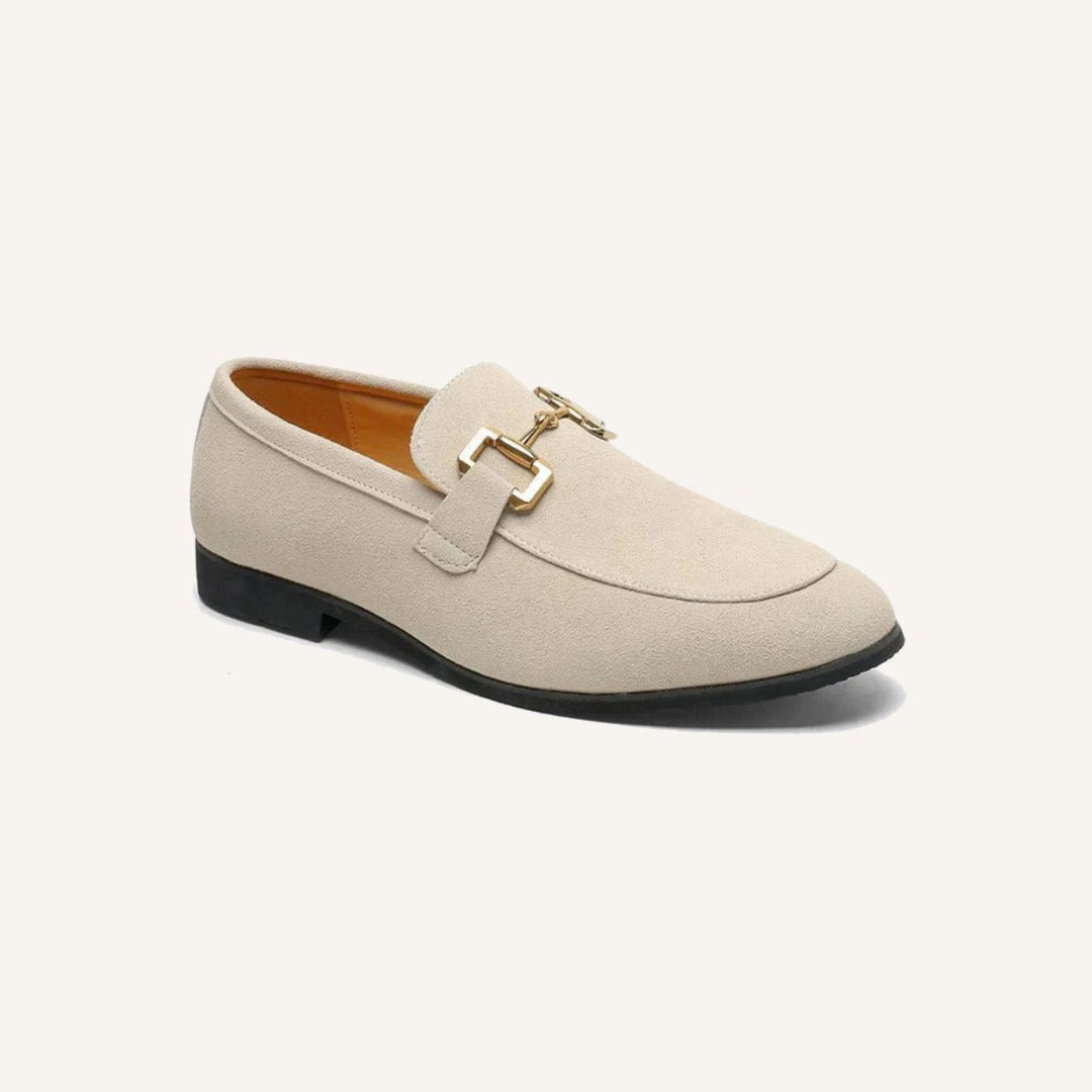 Carvell Line Minimalist Suede Loafers