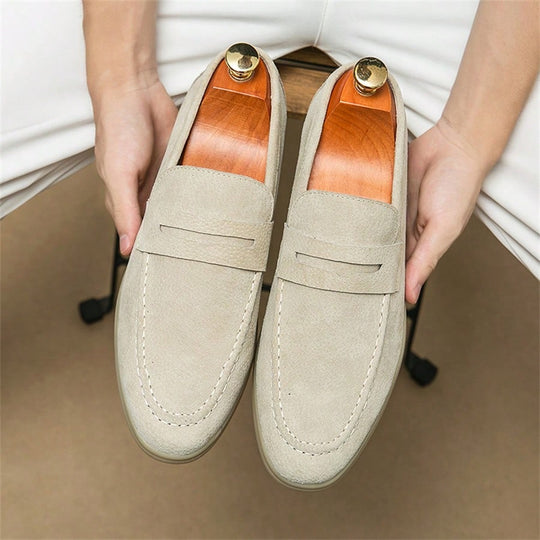 Elite Craft Suede Loafers