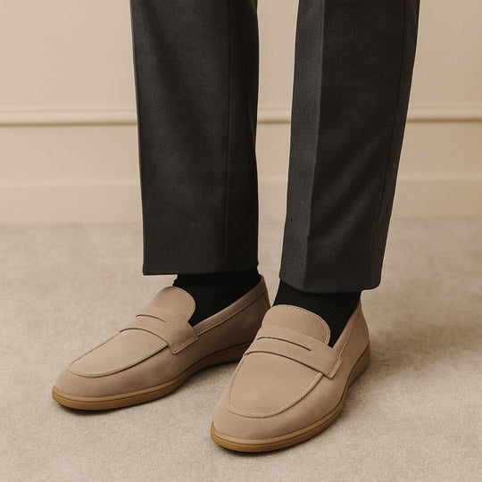 Elite Craft Suede Loafers