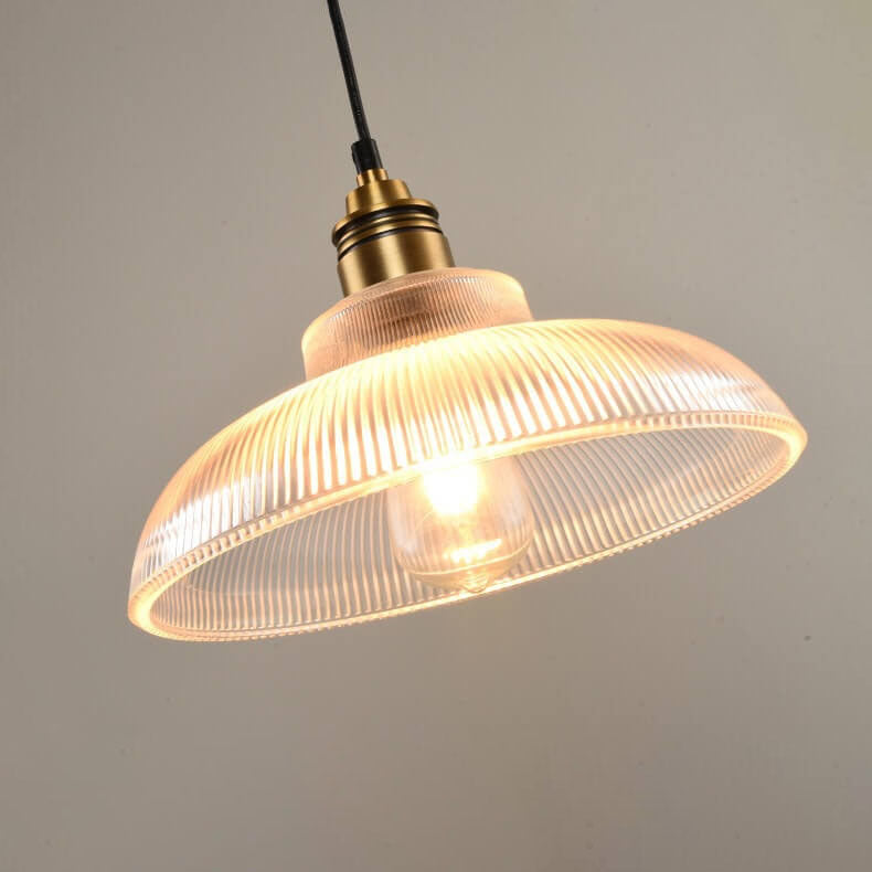 Moderne Glazen Hanglamp – Amber of Doorzichtig met Verstelbaar Snoer