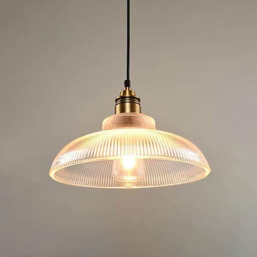 Moderne Glazen Hanglamp – Amber of Doorzichtig met Verstelbaar Snoer