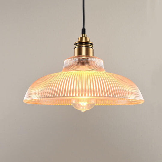 Moderne Glazen Hanglamp – Amber of Doorzichtig met Verstelbaar Snoer
