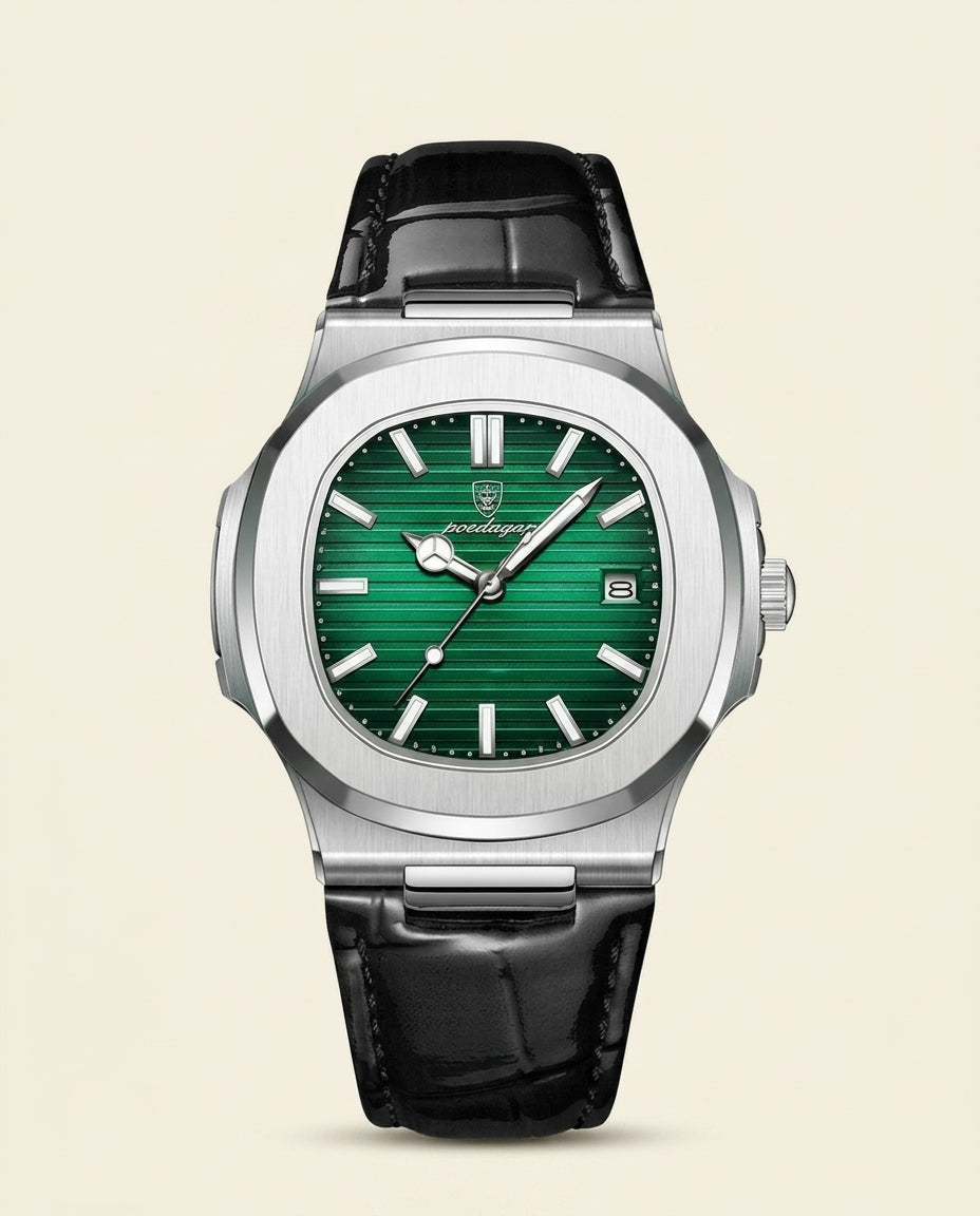 PD Prestige Nautilus Style Green Dial Watch