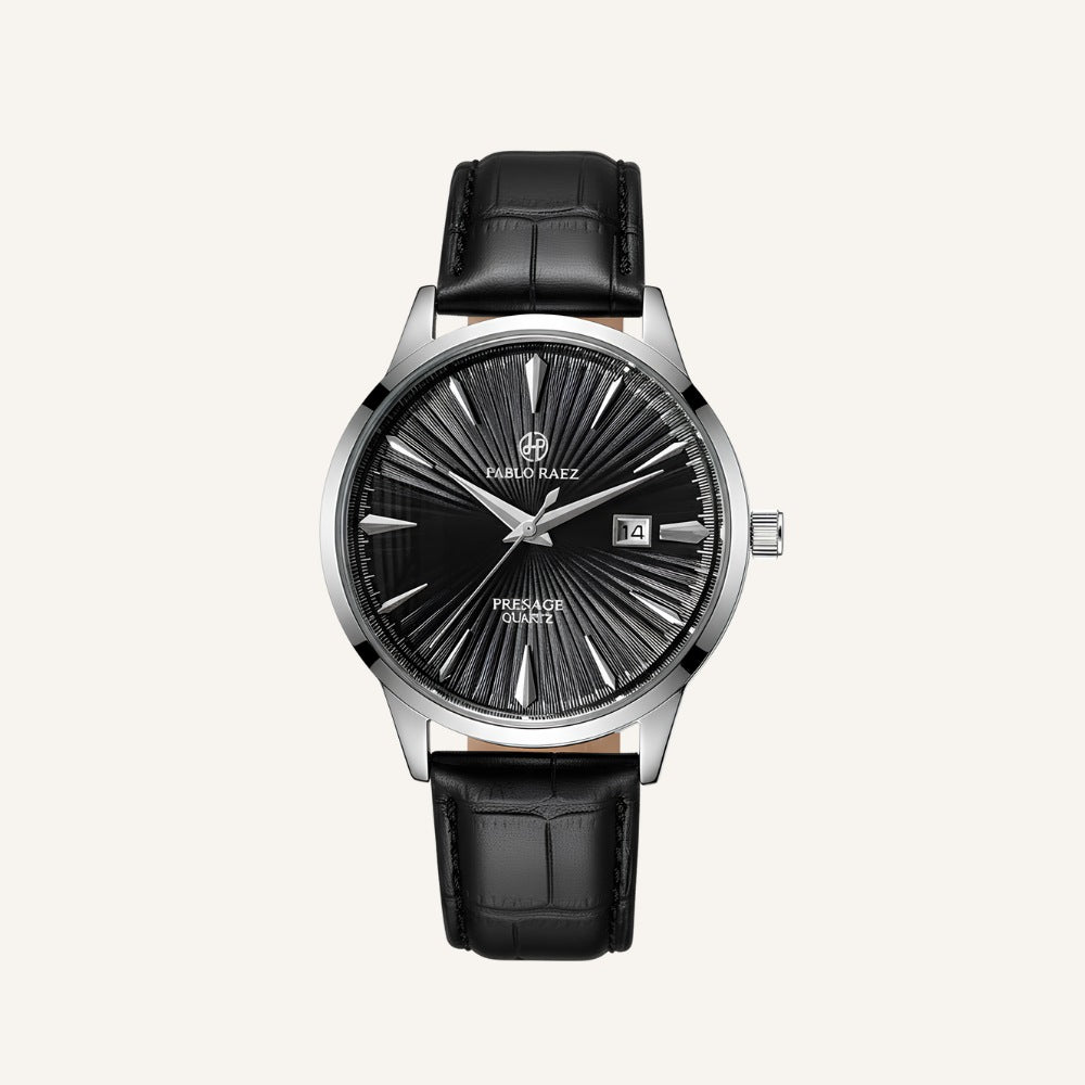 Pablo Raez Authentiek Leren Horloge