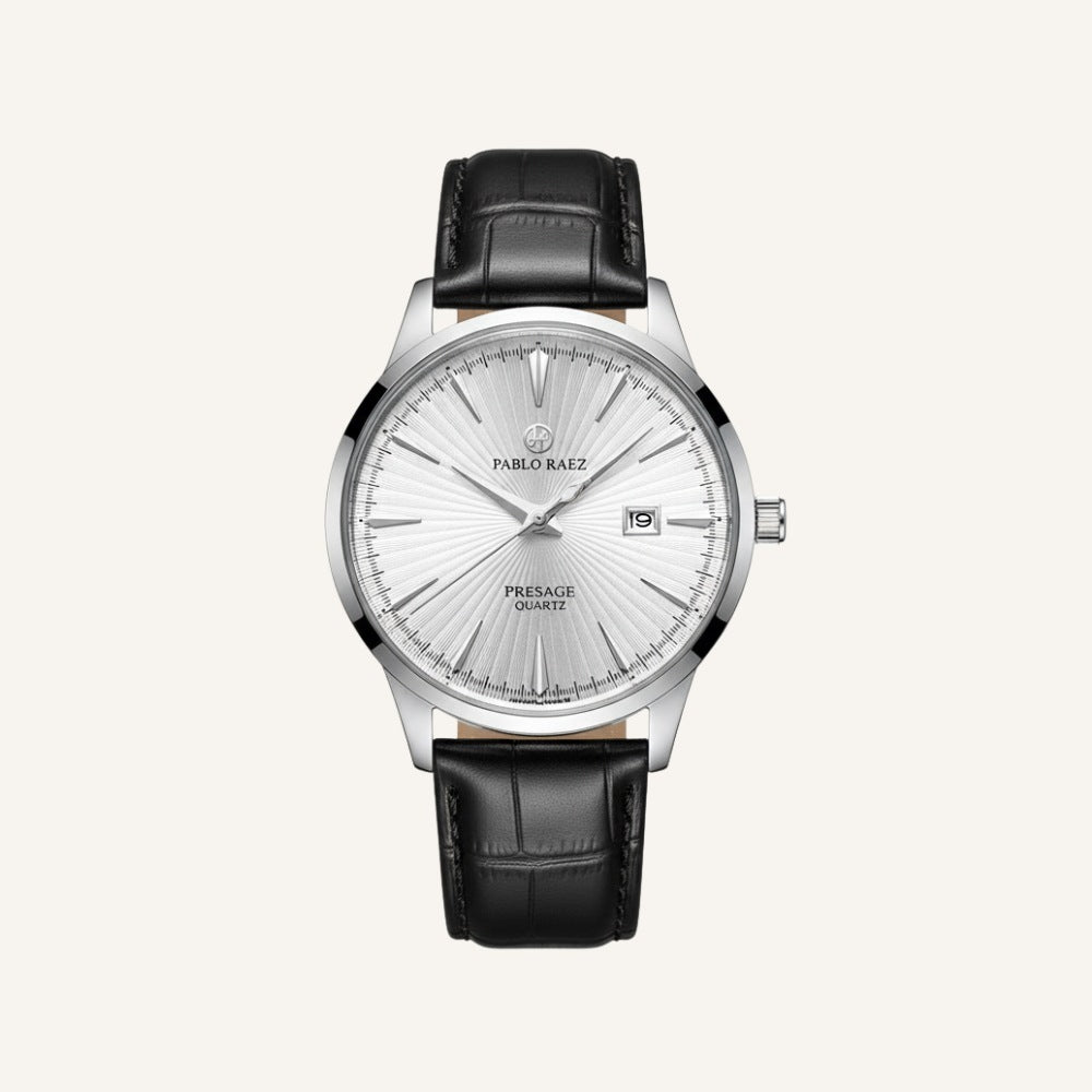 Pablo Raez Authentiek Leren Horloge