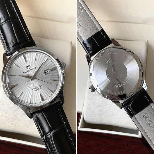 Pablo Raez Authentiek Leren Horloge