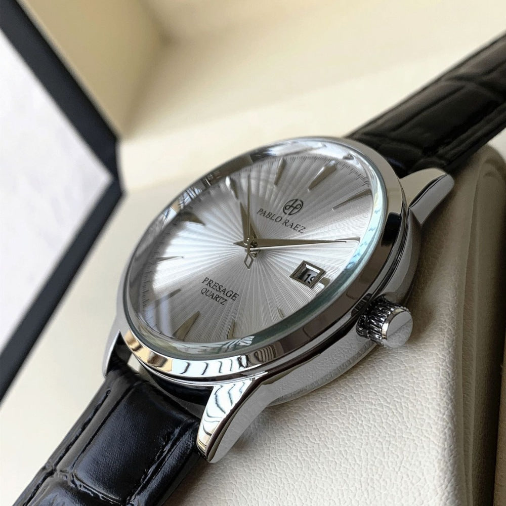 Pablo Raez Authentiek Leren Horloge