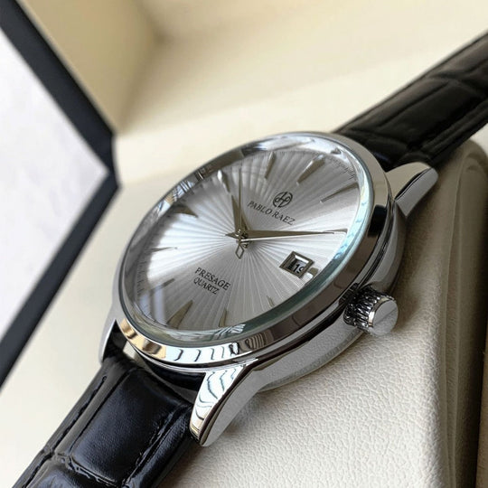 Pablo Raez Authentiek Leren Horloge