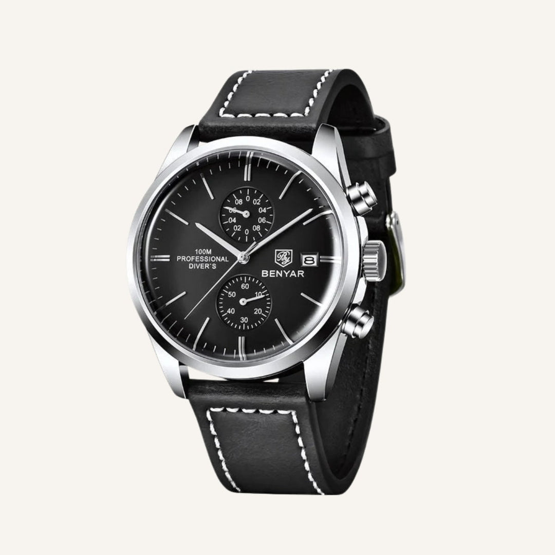 Elegant Stainless Steel Dress Watch