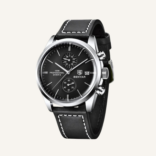 Elegant Stainless Steel Dress Watch