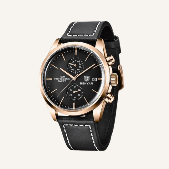 Elegant Stainless Steel Dress Watch