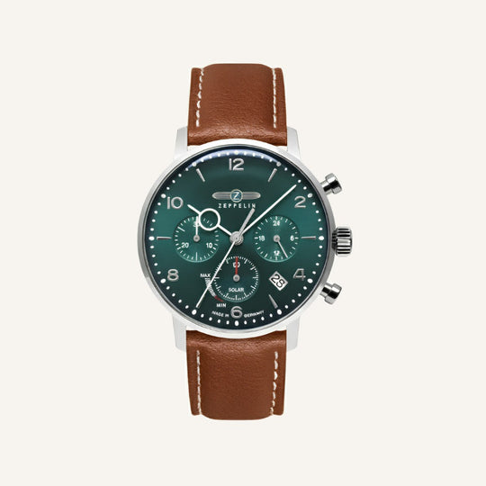 Zeppelin 100 Jaar Groene Chronograaf Watch